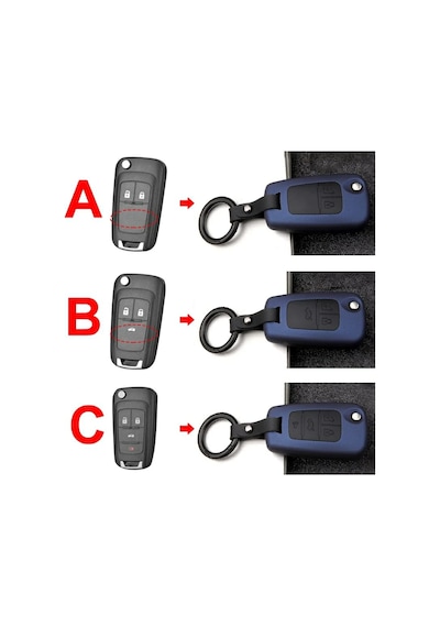 Anahtar Kılıfı Kabı Lüx Deri Anahtarlıkiçinde Ful Set Opel Chevro N11.59248