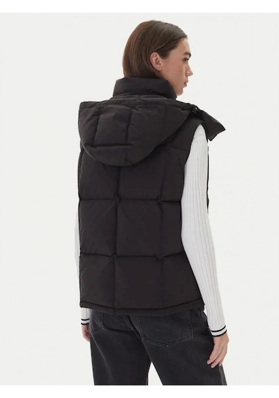 Tommy Hilfiger Tjw Alaska Grid Kuş Tüyü Kadın Siyah Yelek Dw0dw21627bds Siyah