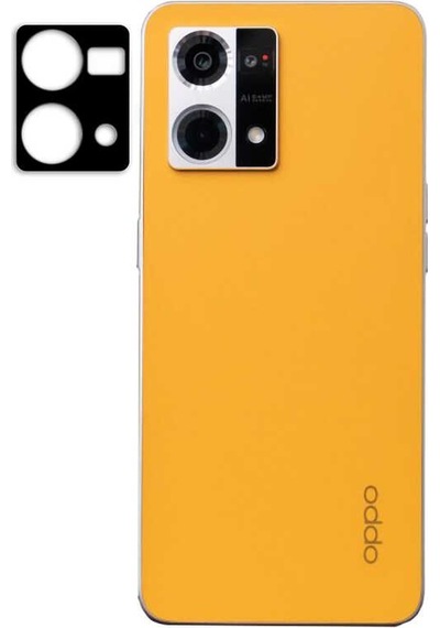 Oppo Reno 7 4g Zore 3d Kamera Camı Siyah