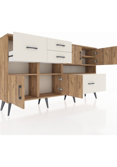 Arges Konsol 5 Raflı 4 Çekmeceli 4 Kapaklı 176x30x99 Çam-çam/aytaşı Atlas Çam/aytası - Atlas Çam Arges Konsol 5 Raflı 4 Çekmeceli 4 Kapaklı 176x30x99 Çam-çam/aytaşı Atlas Çam/aytası - Atlas Çam
