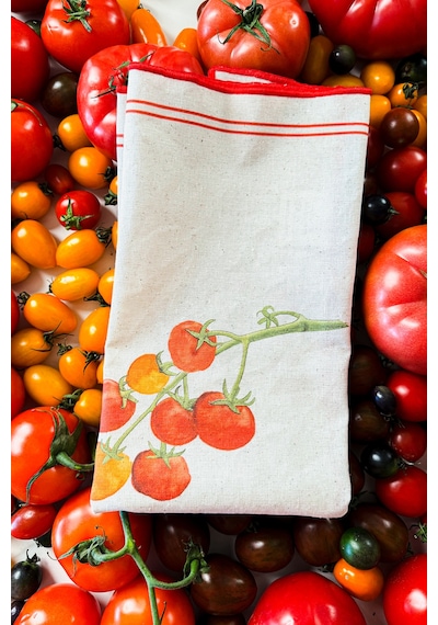Rakle x Bengi Kurtcebe Pomodoro 2'li Kurulama Bezi 45x60 cm