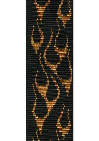 Jim Dunlop Flambe Orange - Yellow Gitar Askısı