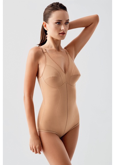 Newbra Lazer Kesim Vücut Korse - Ten Ten Rengi