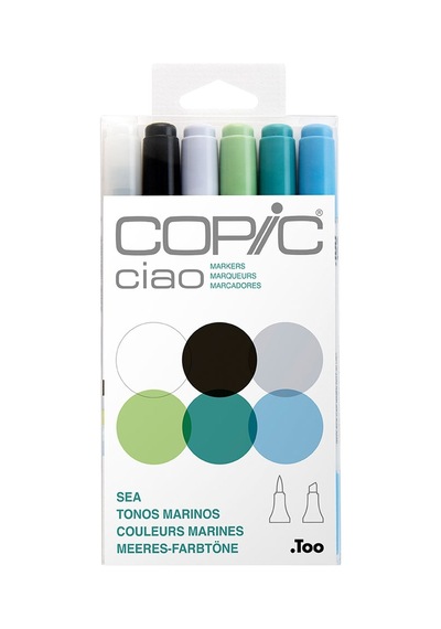 Copic Ciao Marker Kalem Seti 6lı Sea 22 075 669