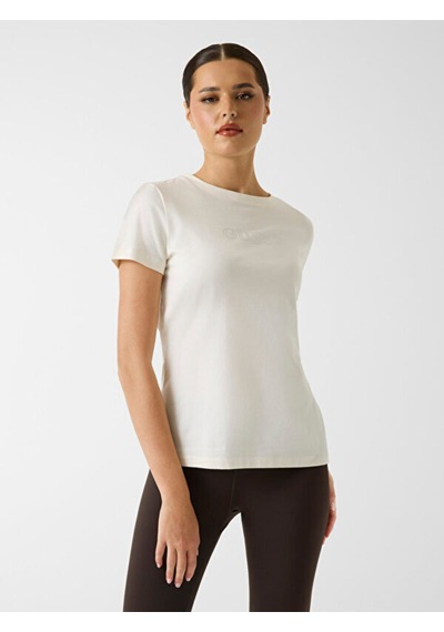 Guess Bayan T Shirt V3bı11 J1314 G9l9 Bej Bej