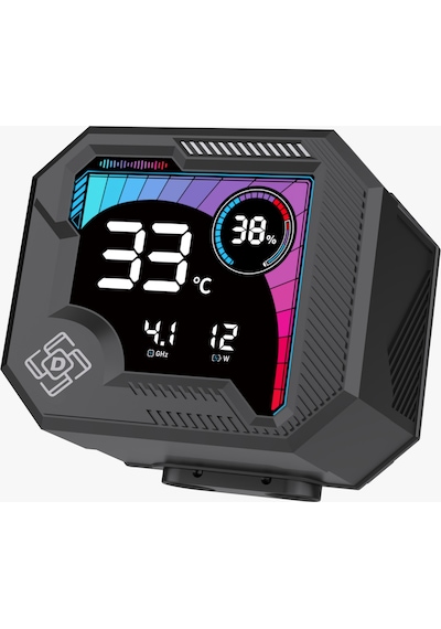 Daryun Buzz-v2 240mm Siyah Argb Yeni Nesil Isı Göstergeli Yüksek Performanslı Sıvı Soğutması