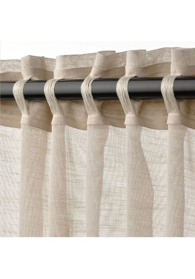 Ikea Hallebracka Tül Perde 145x300 Cm Açık Bej