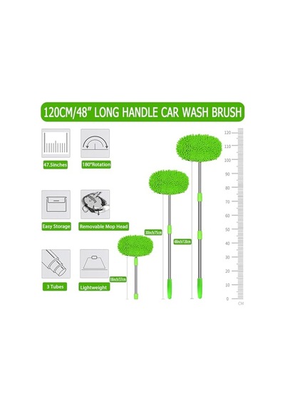 Araba Yıkama Fırçası El Mop Temizleme Aleti Uzun Saplı Yıkama Detaylandırma Kiti Arabalar Kamyon, Suv, Rv, Römork, Mikrofiber Sünger Silgi Boyaya Zarar Vermez Çiziksiz Araba Yıkama Fırçası El Mop Temizleme Aleti Uzun Saplı Yıkama Detaylandırma Kiti Arabalar Kamyon, Suv, Rv, Römork, Mikrofiber Sünger Silgi Boyaya Zarar Vermez Çiziksiz