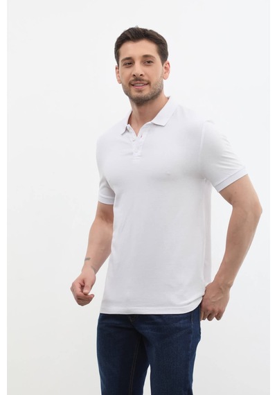 Polo Yaka Pamuk Erkek Tişört
