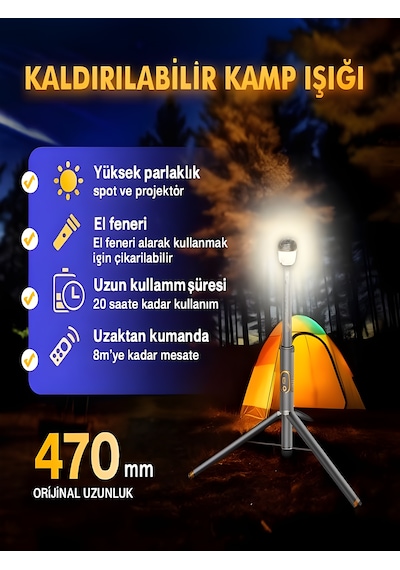 163cm Rgb Işıklı Magsafe Selfie Tripod Uzaktan Kumandalı, Tek Dokunuşla Açılan Katlanabilir