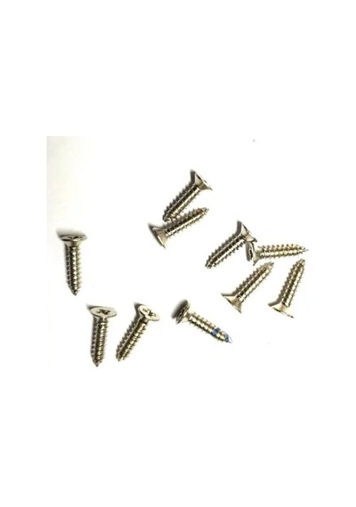 Klips, Menteşe, Ayak, Ağaç, Sunta Vidası 2,2x9,5mm - Nikel 1 9,5 Mm