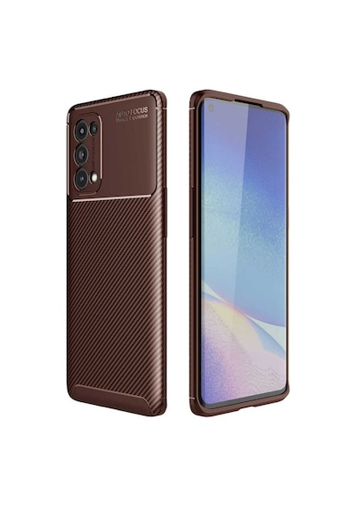 Oppo Reno 5 Pro 5G Kılıf Karbon Silikon Case
