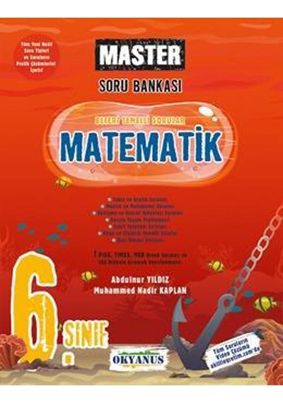 Okyanus 6.sınıf Master Matematik Soru Bankası