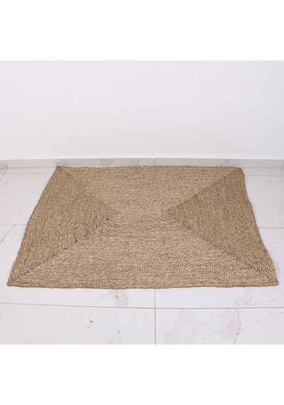 Dekoratif 150x120 Cm. Deniz Sazı Halı & Duvar Dekoru Bej