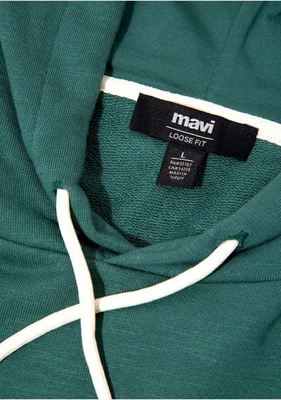Mavi - Kapüşonlu Yeşil Sweatshirt 0s10534-71930 Yeşil