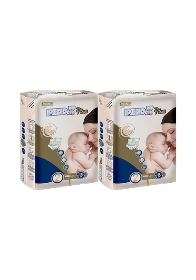 Pedo Plus Bebek Bezi Beden:2 3-6kg Mini 80 Adet Jumbo Ekonomik 2'li