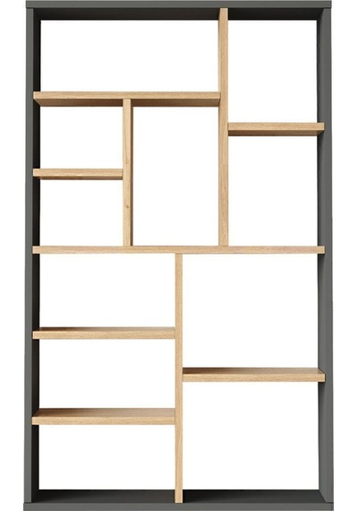 Korrion Kitaplık 124cm Sepet-antrasit Kor1-sa Antrasit