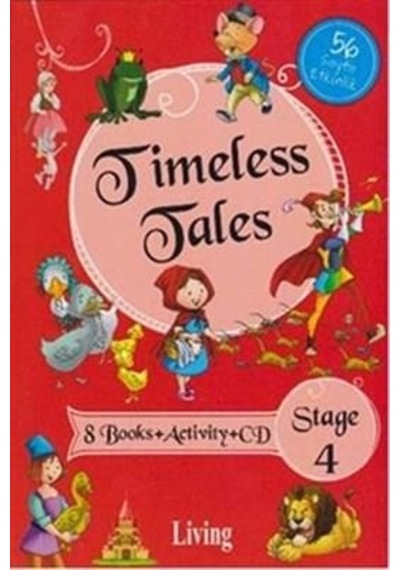 Stage 4 Timeless Tales 8 Books+Activitt+Cd - Living Yayınları