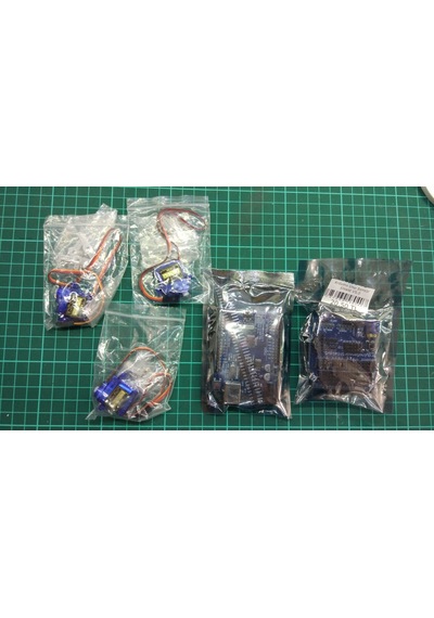 3D Proje Platformu - 3 Adet Servo , Arduino Uno ,Motor Shield