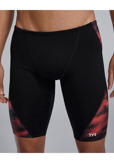 Tyr Durafast Elite Men's Blade Splice Jammer Swimsuit - Soren Kırmızı