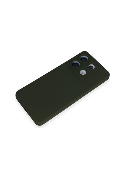 Newface Xiaomi Redmi Note 13 Pro 5g Kılıf Nano İçi Kadife Silikon - Semeglbl - 45 Koyu Yeşil