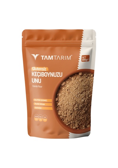 Tam Tarım Glutensiz Keçiboynuzu Unu 300 G