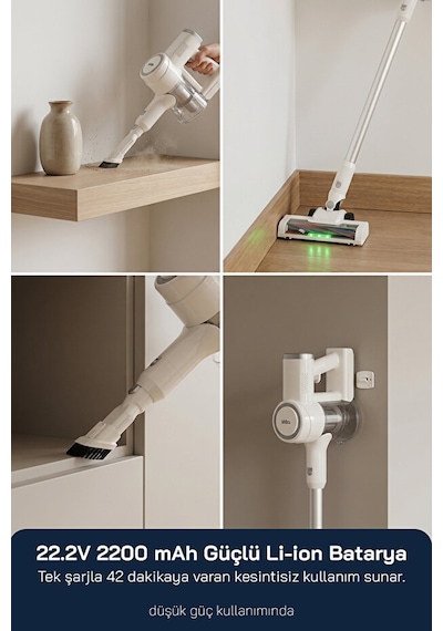 Sinbo SVC-8636 2200mah Kablosuz Dikey Şarjlı Süpürge