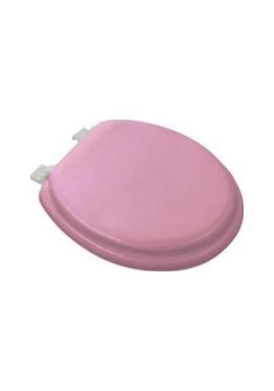 Pembe Yumuşak Klozet Kapak Büyük Puf 42x41 Cm 5570