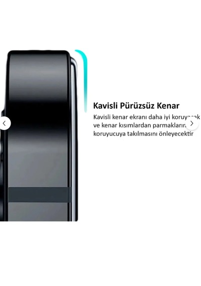 Balerion Apple Uyumlu iPhone 15 Pro Max Ekran Koruyucu Kırılmaz Cam