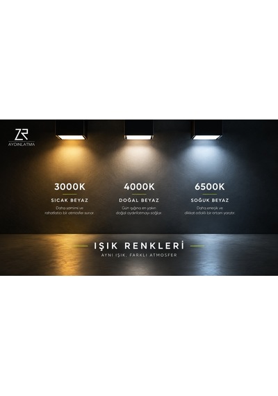 Eskitme Gold 60x40 cm Dikdörtgen 3000K Sarı Işık Led Tavan Lambası