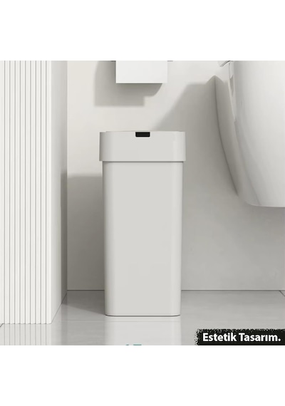 Otomatik Hareket Sensörlü Çöp Kovası, Banyo Çöp Kovası, Çocuk Odası Çöp Sepeti, Çöp Kutusu, 2 Adet 1.5 V Aa Pil, Piller Pakete Dahil Değildir 9 Litre - 15x22x32 Cm Belirtilmemiş Otomatik Hareket Sensörlü Çöp Kovası, Banyo Çöp Kovası, Çocuk Odası Çöp Sepeti, Çöp Kutusu, 2 Adet 1.5 V Aa Pil, Piller Pakete Dahil Değildir 9 Litre - 15x22x32 Cm Belirtilmemiş