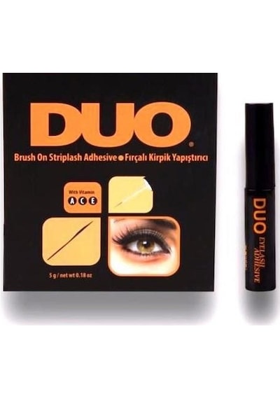 Duo Fırçalı Kirpik Yapıştırıcı 5 G - Siyah