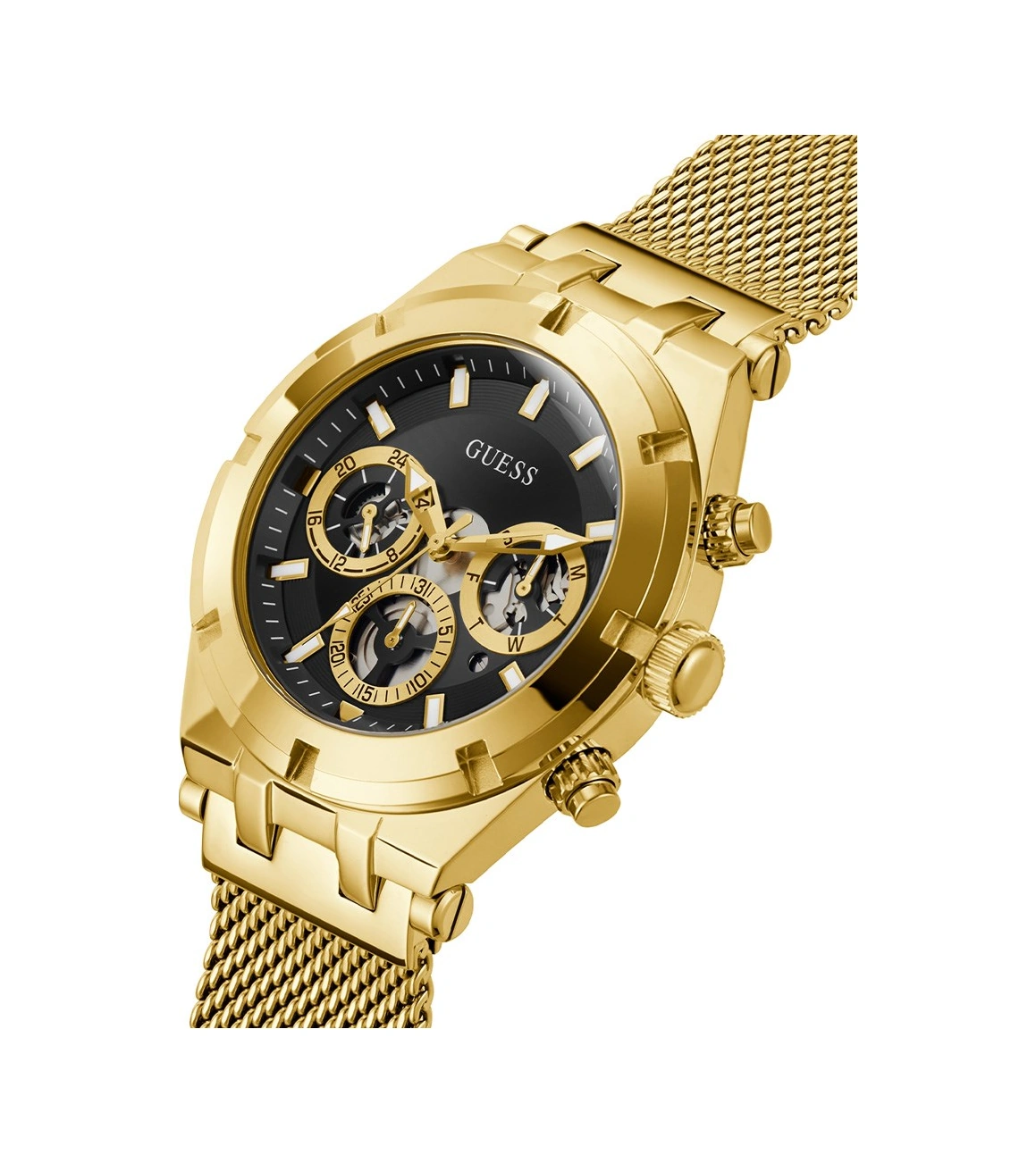 Guess Gugw0582g2 Erkek Kol Saati Altın