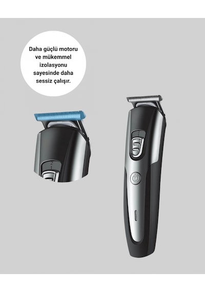 Ergonomik Profesyonel Tıraş Makinesi Saç Sakal Kesme Ve Düzeltme