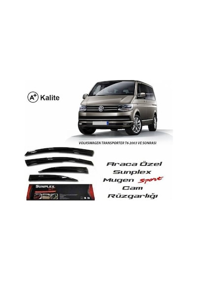 Vw Transporter T5 T6 T7 Cam Rüzgarlığı Mugen Tip Sunplex
