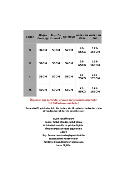 Seeh Pudra Bisiklet Yaka Basic Uzun Kollu Body Sh142