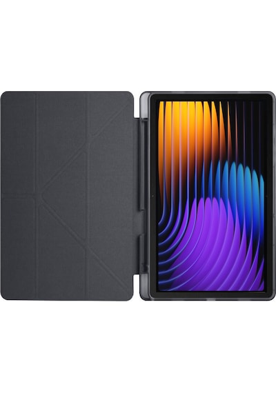 Xiaomi Pad 7 Pro / Pad 7 Kılıf Katlanır Kalem Bölmeli Silikon Standlı Uyku Modlu Akıllı Kapak Kapaklı Kılıf