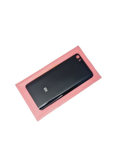 Xiaomi Mi 5 Arka Pil Batarya Kapağı Cam Siyah
