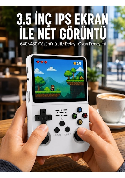 Kargo El Tipi Oyun Konsolu 3.5 İnç Hd Ekran Ve Hafıza Kartı Destekli Yeni Nesil Najmaddin
