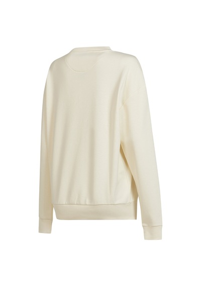 New Balance 3401 Erkek Beyaz Yuvarlak Yaka Sweatshirt Beyaz