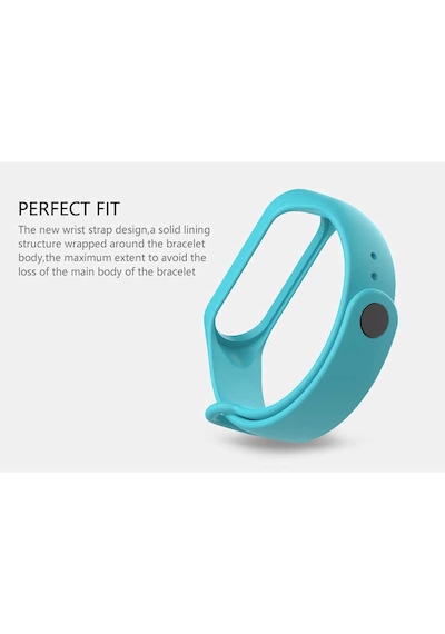 Xiaomi Mi Band 3 Uyumlu Mkst Kordon-turkuaz