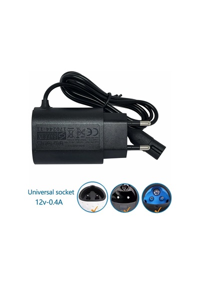 Fghgf Braun S3/s5/s7/s8/s9 Elektrikli Tıraş Makinesi İçin 12v 0.4a Şarj Adaptörü