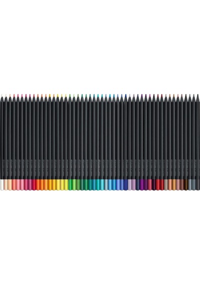 Faber-castell 116450 - Renkli Kalemler Blackwood, Black Edition, 50'li Kutu, Parlak Renkler, Yumuşak Çizgili, Siyah Ah Genel