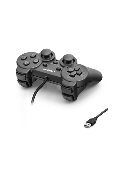 Pc Uyumlu Kablolu Usb Gamepad Oyun Kolu Siyah