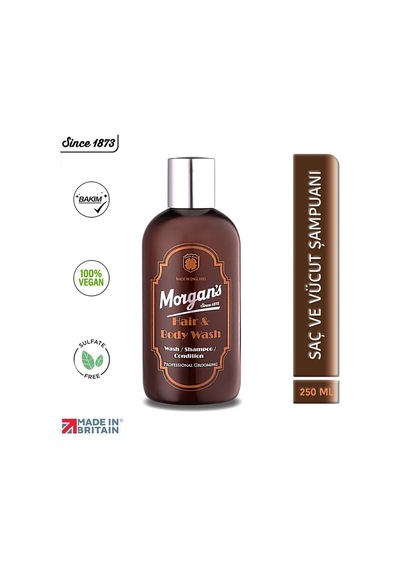 Morgan's Hair & Body Wash - Saç Ve Vücut Şampuanı 250 Ml