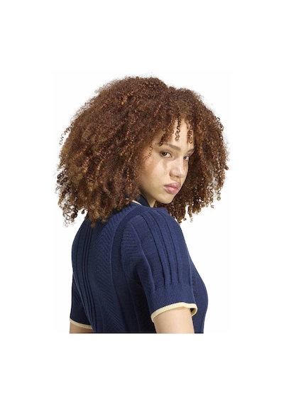 Kr7059-k Adidas Polo Sh Sleeves Kadın T-shirt Lacivert Kr7059-k