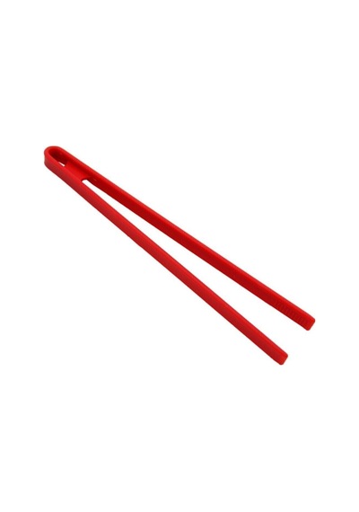 Silikon Kızartma Maşası Kırmızı 29 Cm - Büyük Boy Komple Silikon Maşa Kırmızı Silikon Çok Renkli