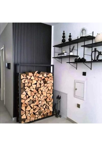 Winpanel Dekoratif Ahşap Duvar Paneli Antrasit Renk 50x240cm .