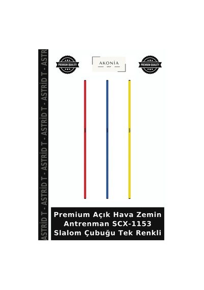 Premium Açık Hava Zemin Antrenman Scx-1153 Slalom Çubuğu Tek Renkli Diğer