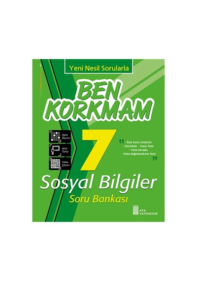 7.sınıf Ben Korkmam Türkçe-matematik-fen Bilimleri- Sosyal Bilgiler Soru Bankası Seti
